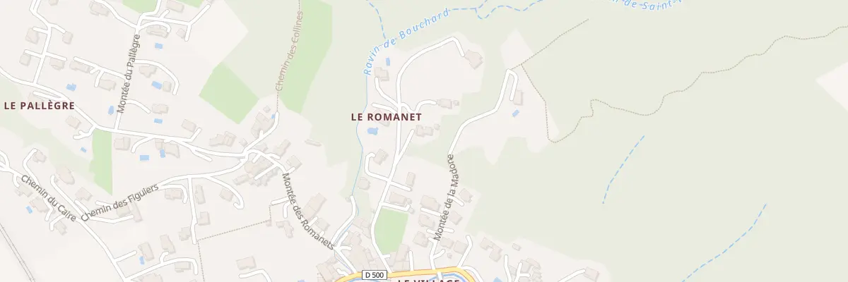 Plan du 5063A Le Village à Ponsas