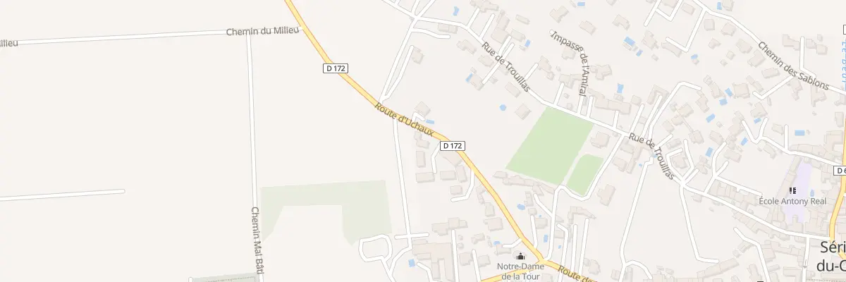 Plan du 281 Rte d’Uchaux à Sérignan-du-Comtat