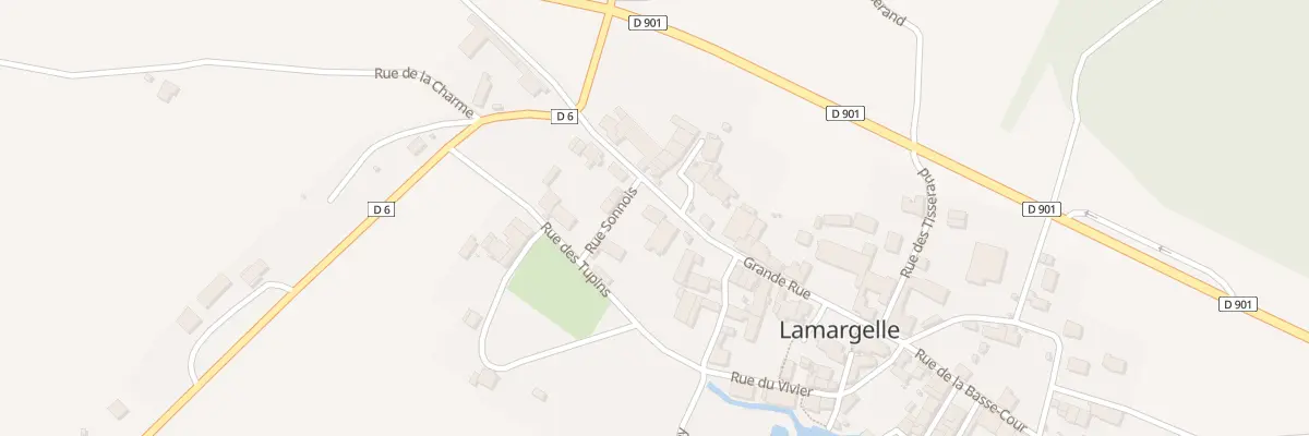 Plan du 5 Grande Rue à Lamargelle