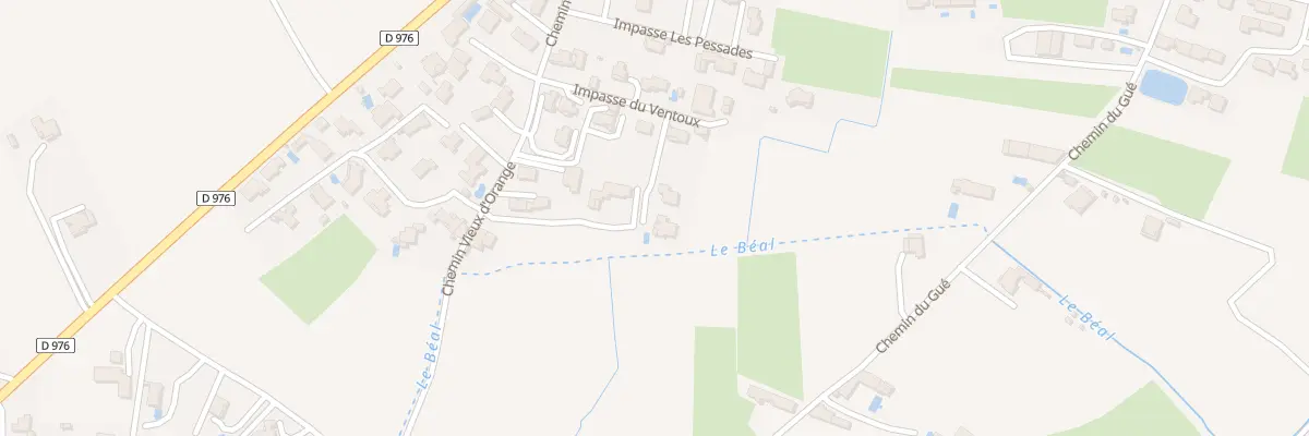 Plan du 199E Che Vieux d’Orange à Sérignan-du-Comtat