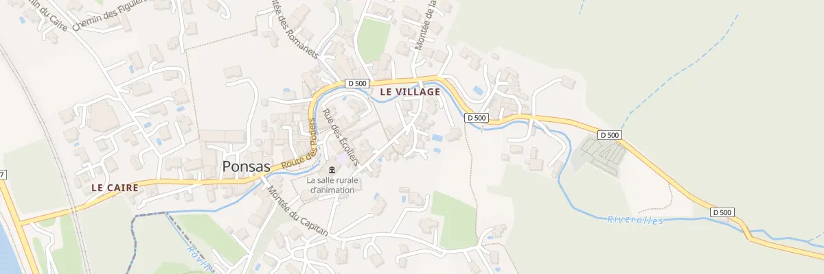 Plan du 5089A Le Village à Ponsas
