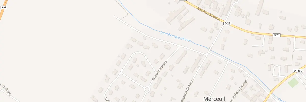 Plan du 29 Rue des Coquelicots à Merceuil