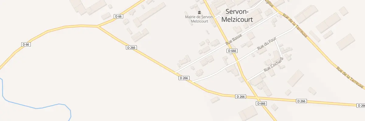 Plan du 5042 Le Village à Servon-Melzicourt