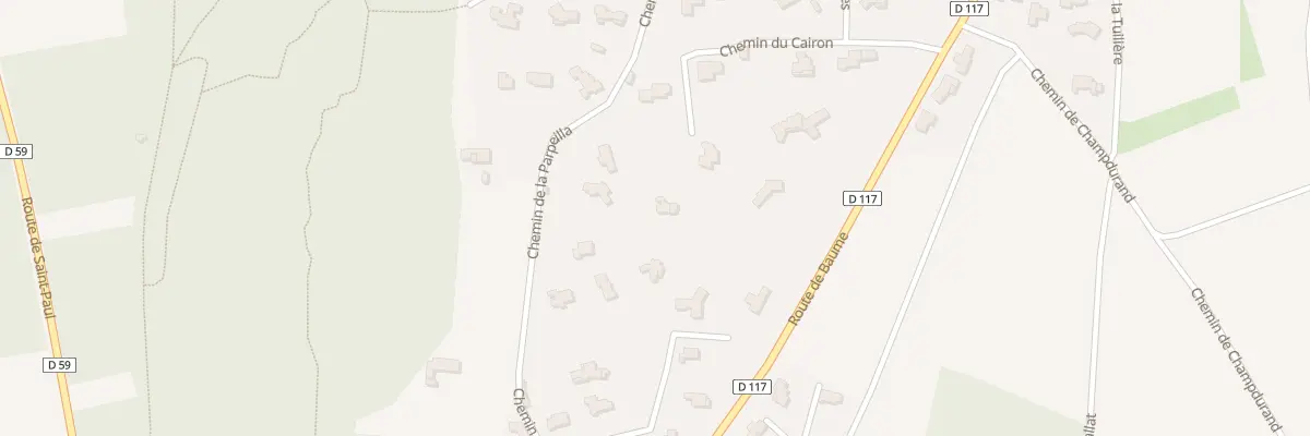 Plan du 5505 Le Patis Nord à Suze-la-Rousse
