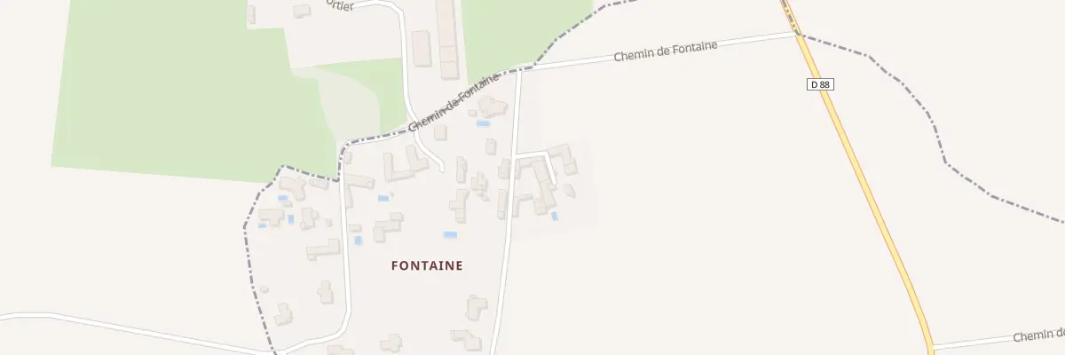 Plan du 44 Che du Haut de Fontaine à Savigneux