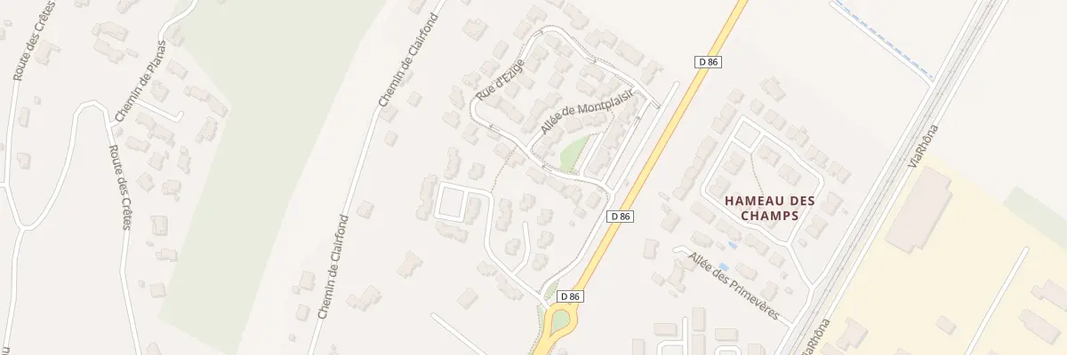 Plan du 9 Rue d’Ezige à Charmes-sur-Rhône