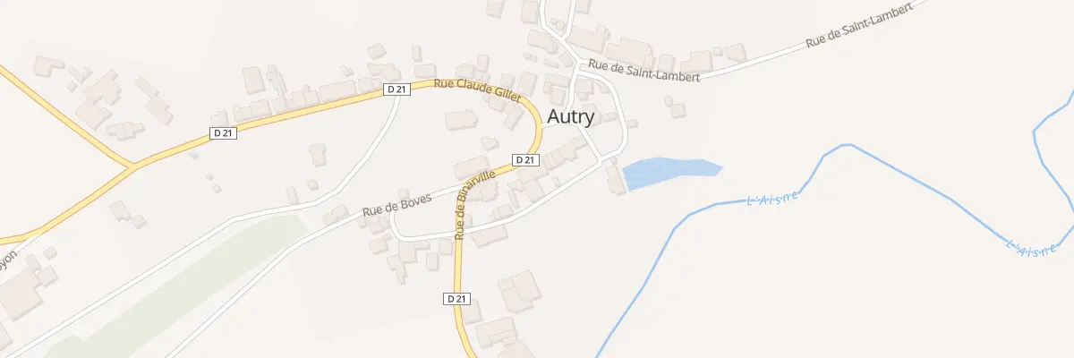 Plan du 1 Rue des Ponts à Autry