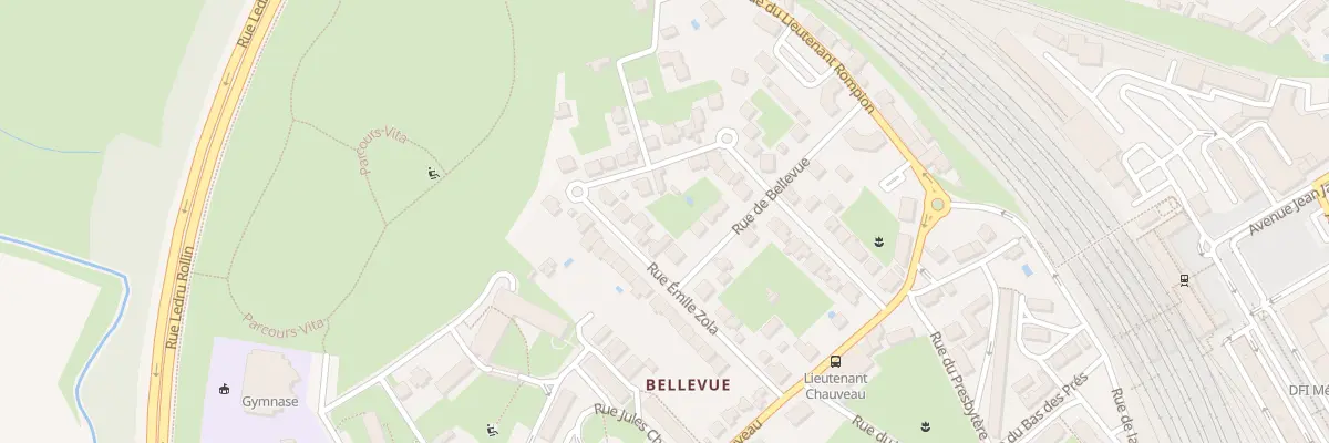Plan du 20 Rue Emile Zola à Chalon-sur-Saône