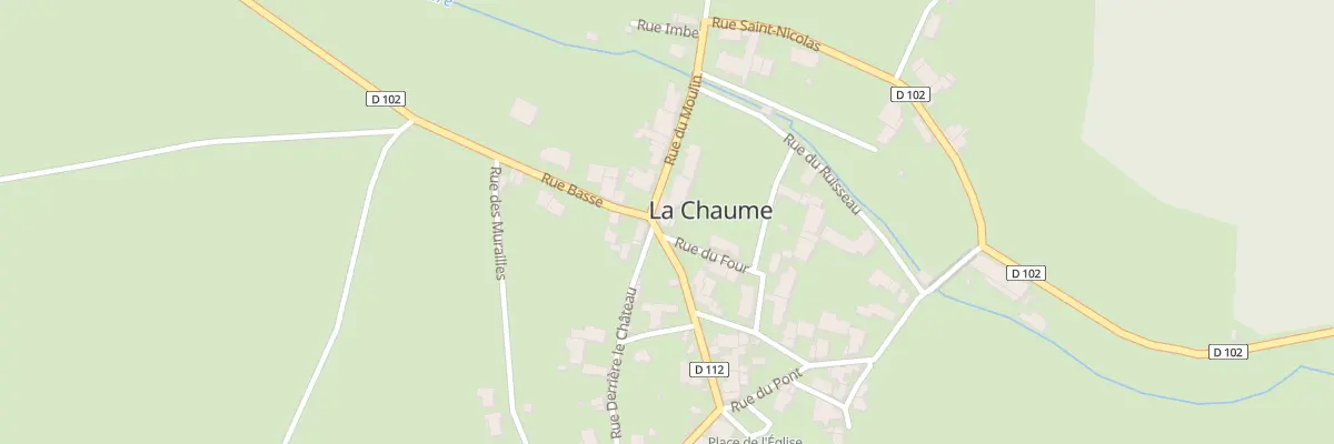Plan du 2 Rue du Moulin à La Chaume
