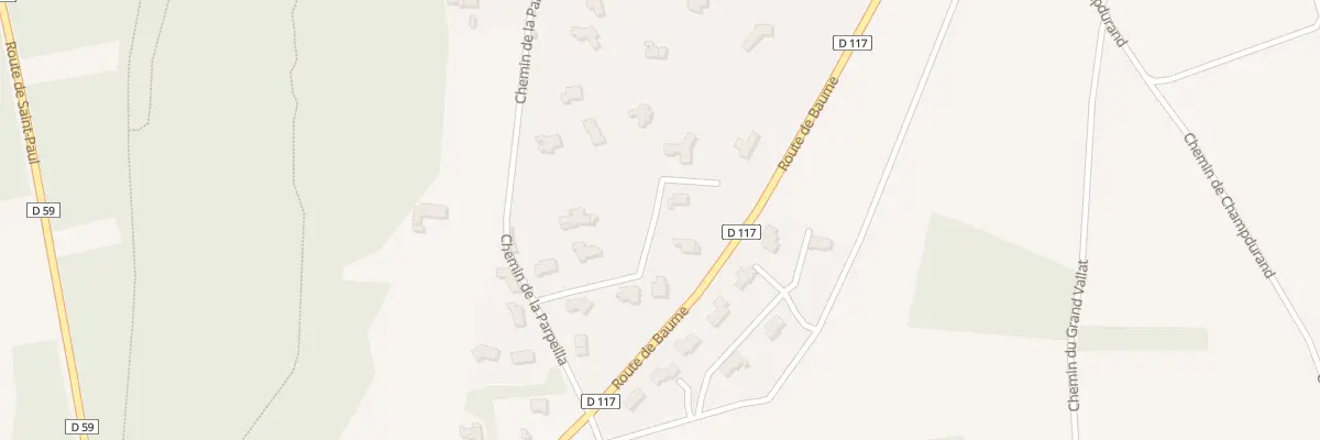 Plan du 5764 Le Patis Nord à Suze-la-Rousse