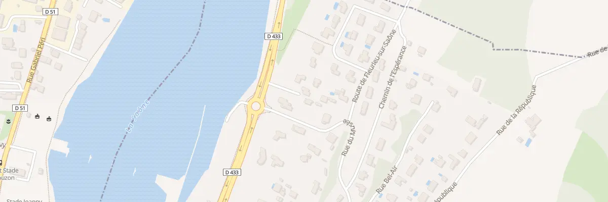 Plan du 1138 Quai Pierre Dupont à Rochetaillée-sur-Saône
