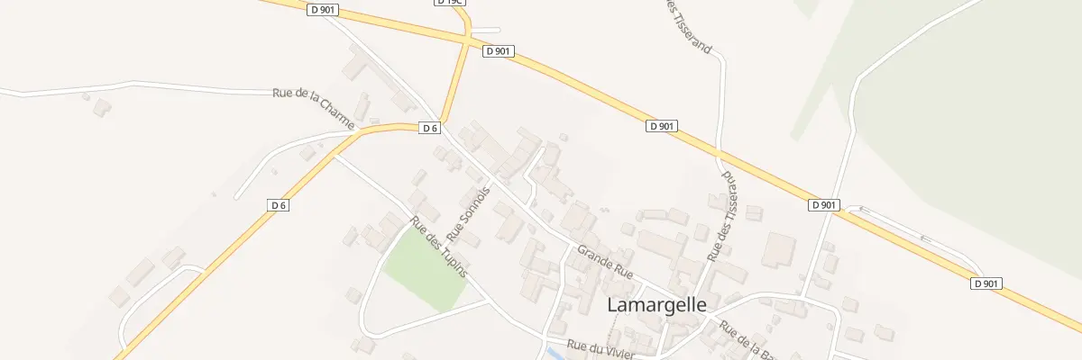 Plan du 1 Rue du Pigeonnier à Lamargelle