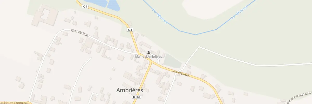 Plan du 10 Gr Grande Rue à Ambrières