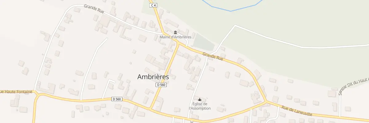 Plan du 13 Gr Grande Rue à Ambrières