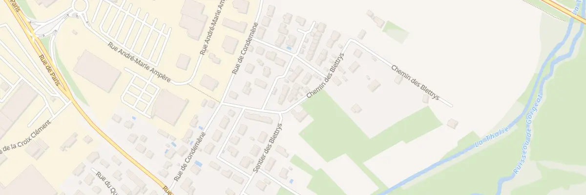 Plan du 5 Che des Blettrys à Champforgeuil