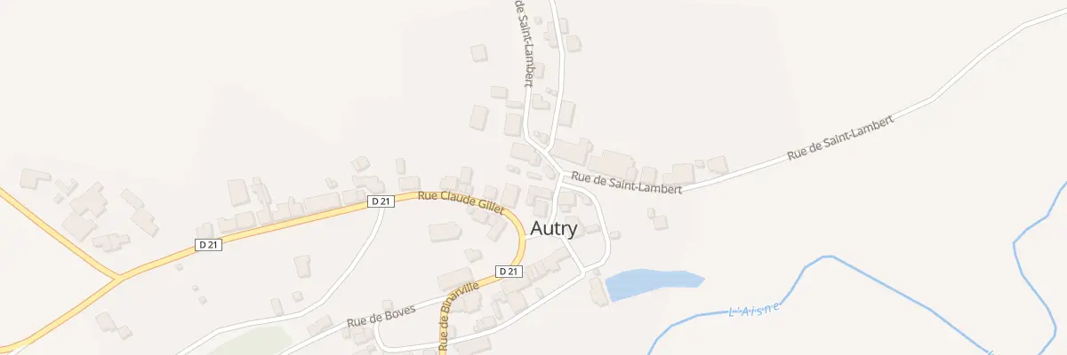 Plan du 2 Rle du Lavoir à Autry
