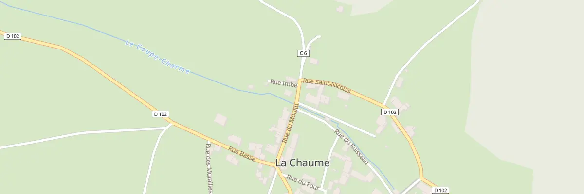 Plan du 13 Rue du Moulin à La Chaume