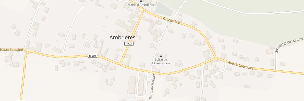 Plan du 8 Rue tenotte à Ambrières