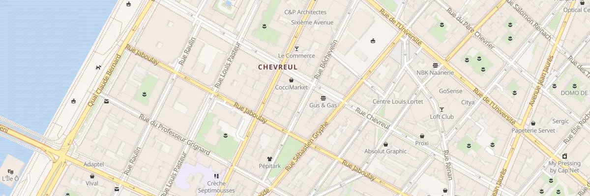 Plan du 82 Rue Béchevelin à Lyon 7e Arrondissement