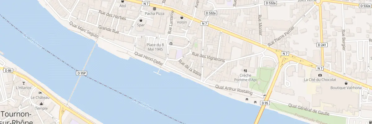 Plan du 5 Rue de la Bâtie à Tain-l’Hermitage