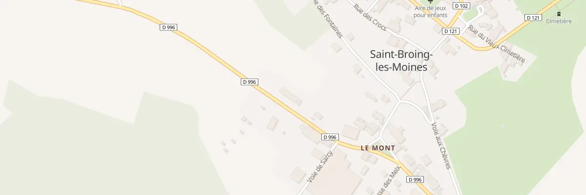 Plan du 16 Rte de Dijon à Saint-Broing-les-Moines