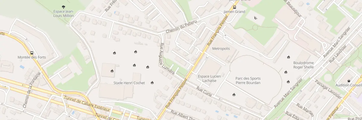 Plan du 23 Rue François Peissel à Caluire-et-Cuire