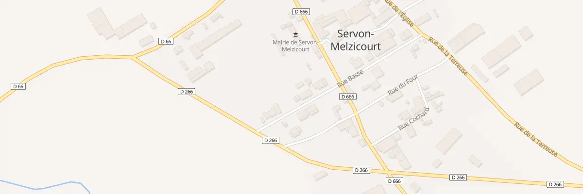 Plan du 5043 Le Village à Servon-Melzicourt