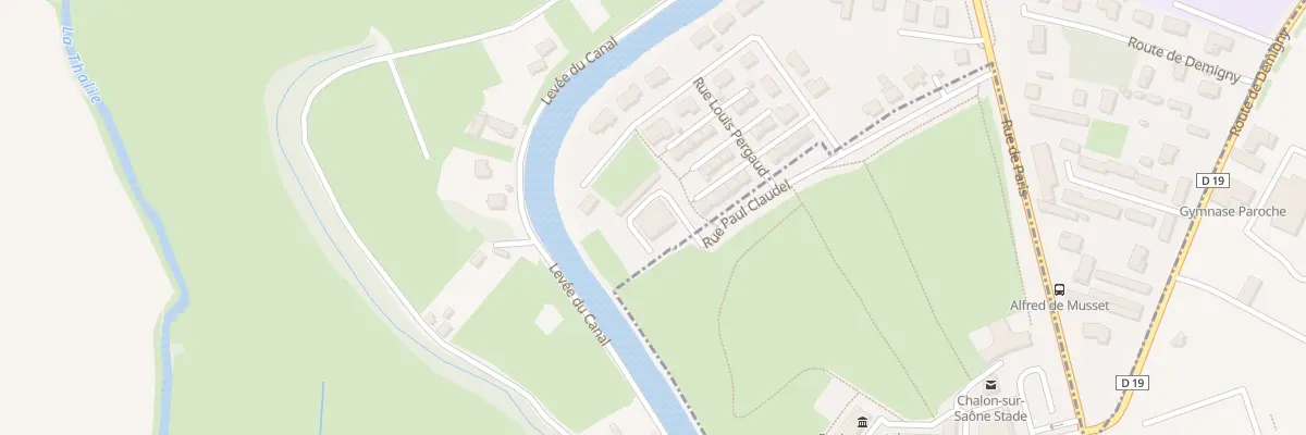 Plan du 2B Rue Paul Claudel à Champforgeuil