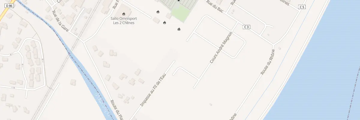 Plan du 10 Rue du Sgt-Chef Emilien Mougin à Charmes-sur-Rhône