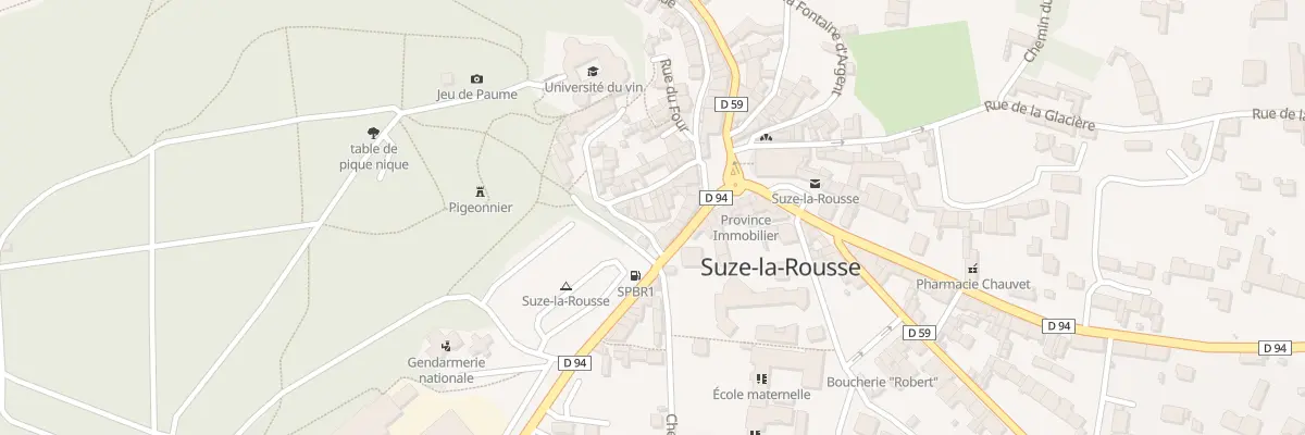 Plan du 5493 Rue de l’Escurailler à Suze-la-Rousse