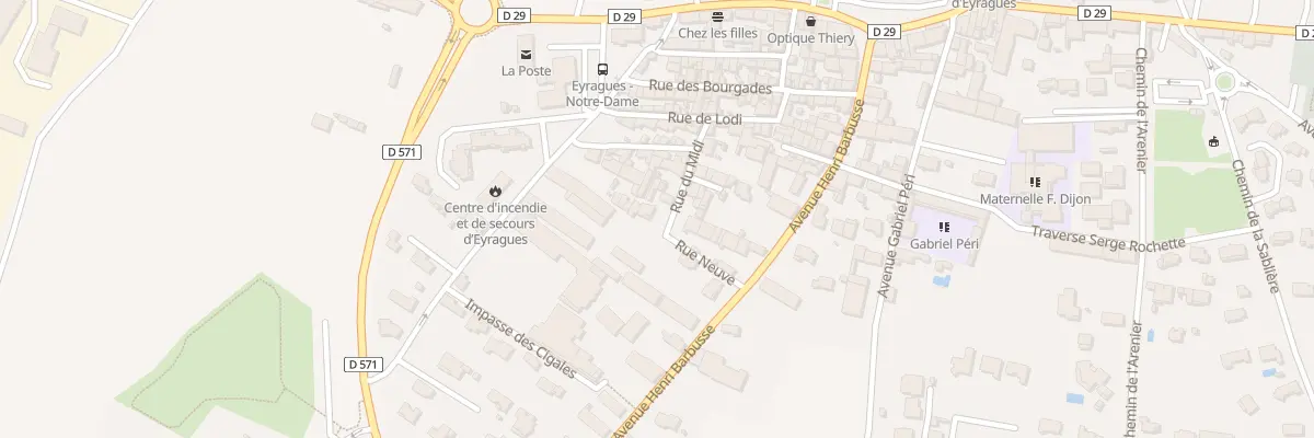 Plan du 12B Rue du Midi à Eyragues