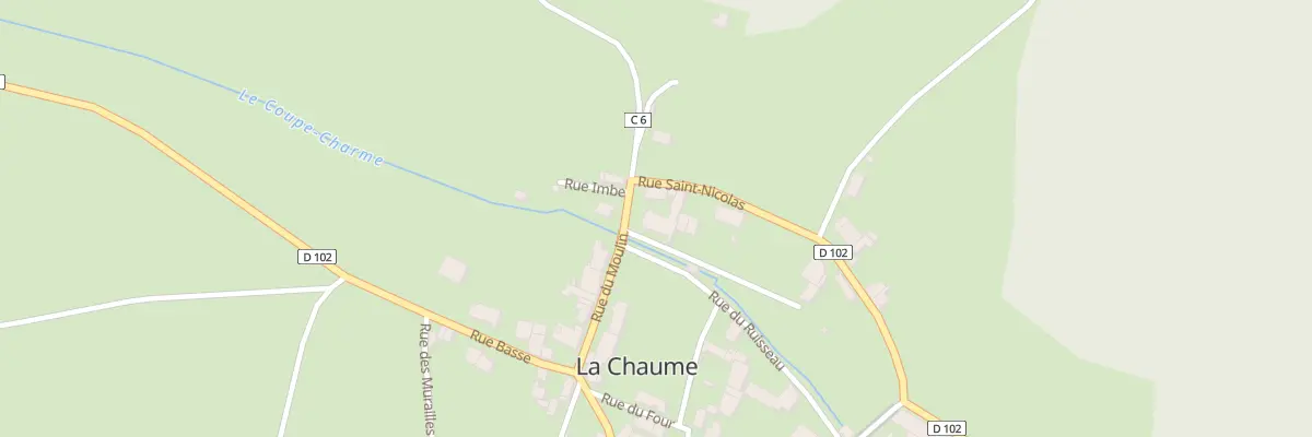Plan du 1 Rue du Faubourg Saint Nicolas à La Chaume