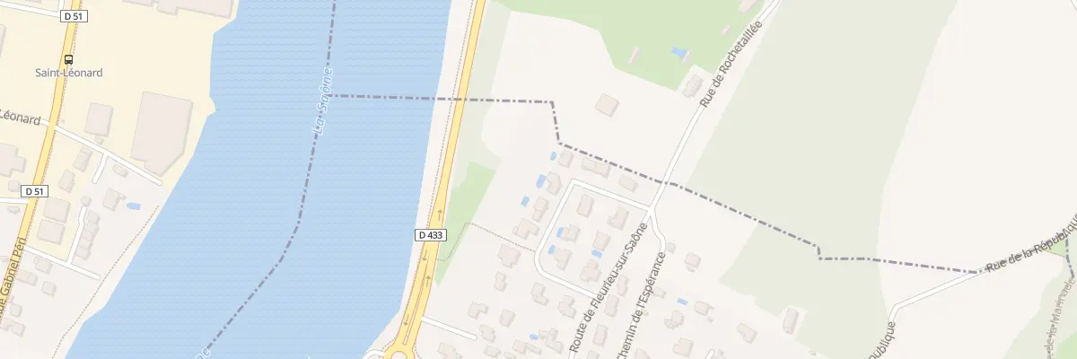 Plan du 145 Rue du Bleu Guimet à Rochetaillée-sur-Saône