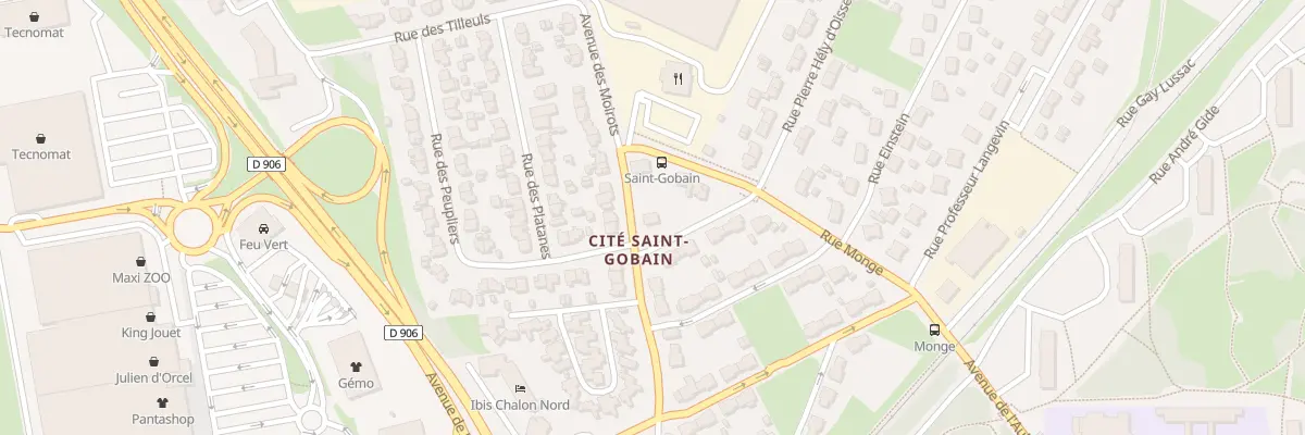 Plan du 8 Rue Charles Péguy à Chalon-sur-Saône