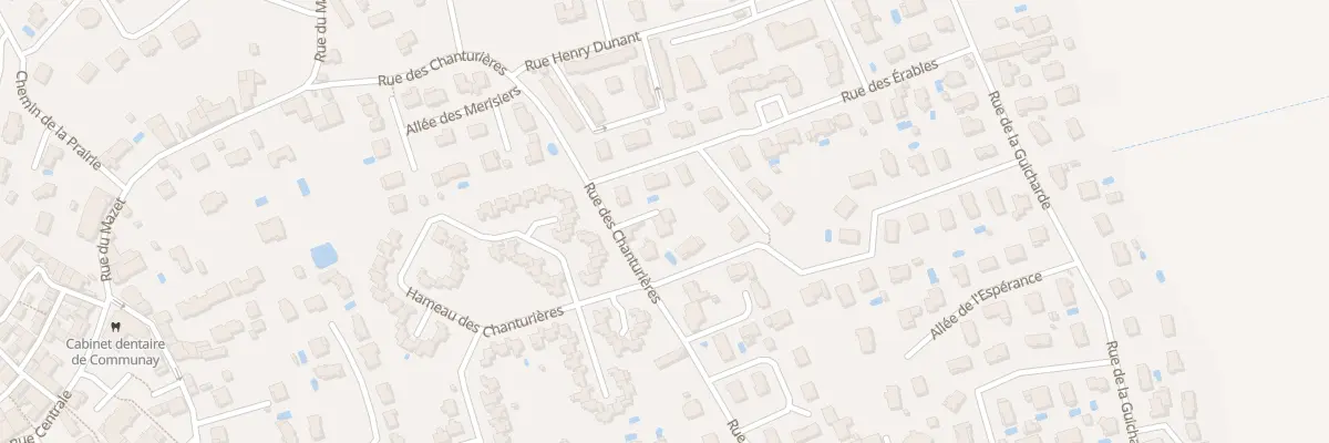 Plan du 18 Rue des Chanturières à Communay