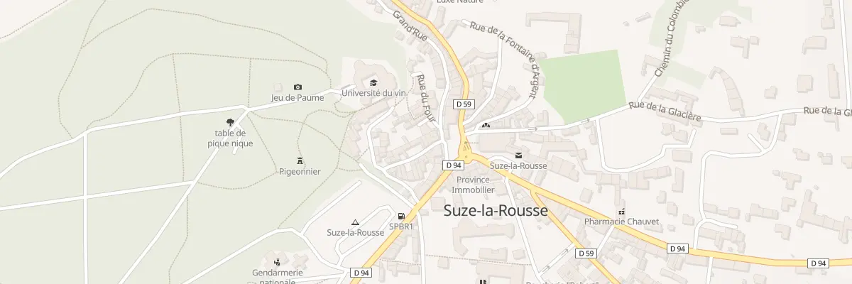 Plan du 5216 Rue de l’Amourié à Suze-la-Rousse