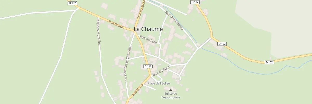 Plan du 2 Rue du Tripot à La Chaume