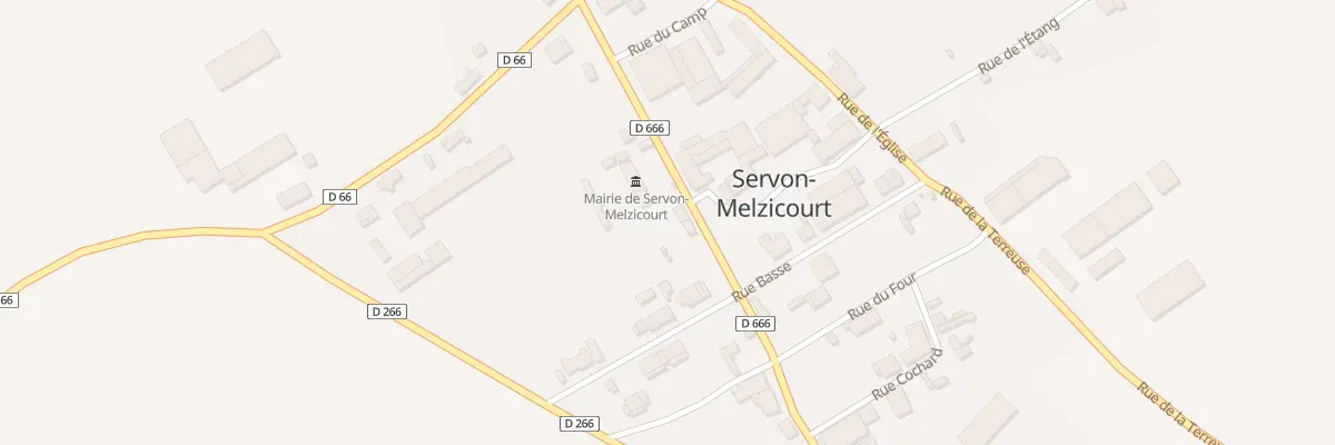 Plan du 5044 Le Village à Servon-Melzicourt