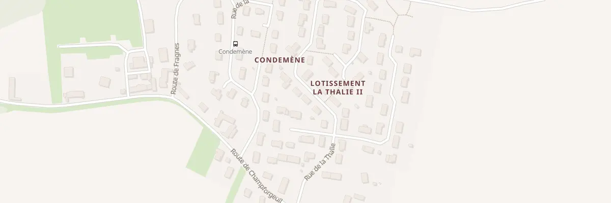 Plan du 24 Rue de la Thalie à Fragnes-La Loyère
