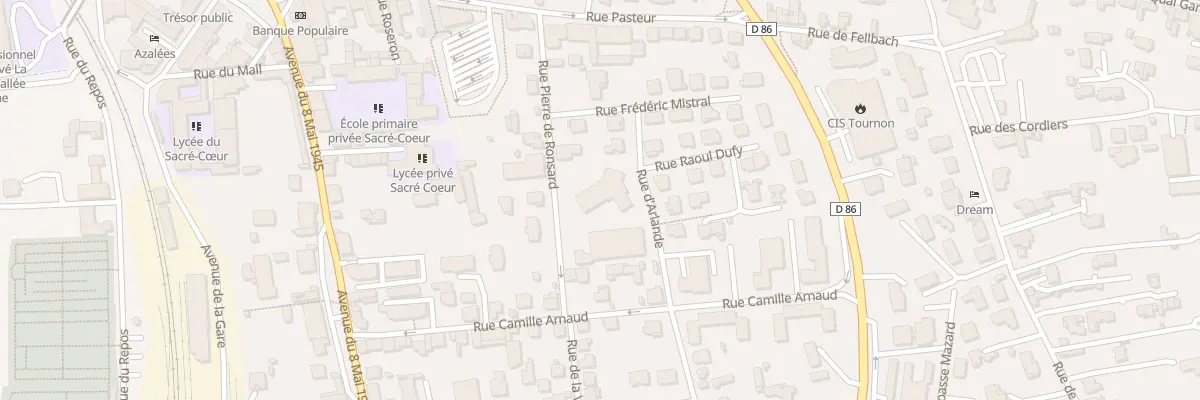 Plan du 6 Rue d’Arlande à Tournon-sur-Rhône