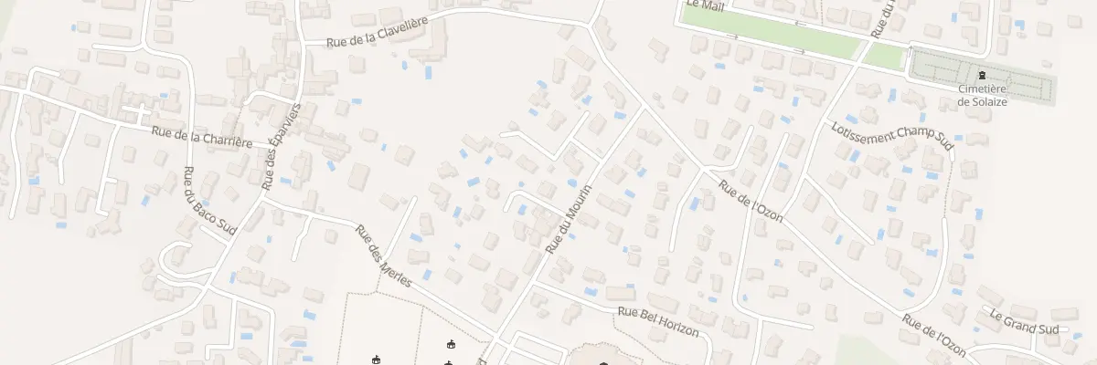 Plan du 9008 Rue du Mourin à Solaize