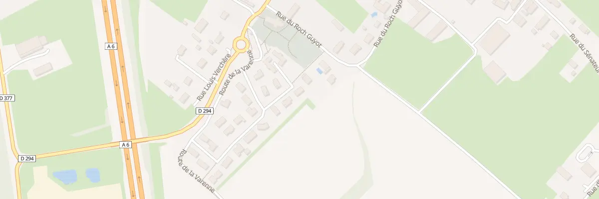 Plan du 6 Imp Lazare Baron à Sevrey
