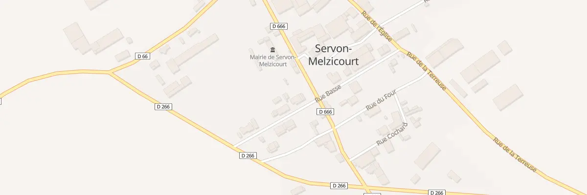Plan du 5058 Le Village à Servon-Melzicourt