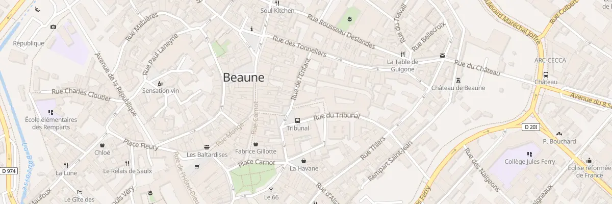 Plan du 8 Pl Ziem à Beaune