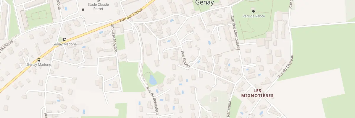 Plan du 174 Rue Robert à Genay