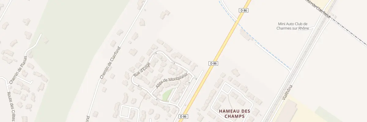 Plan du 43 Rue d’Ezige à Charmes-sur-Rhône