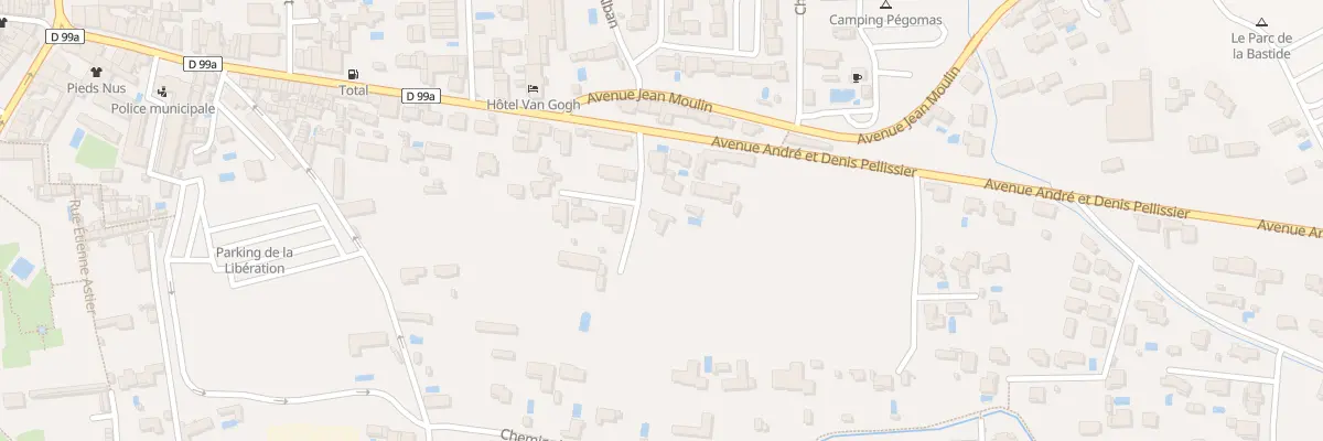 Plan du 9100 Av Andre et Denis Pelissier à Saint-Rémy-de-Provence