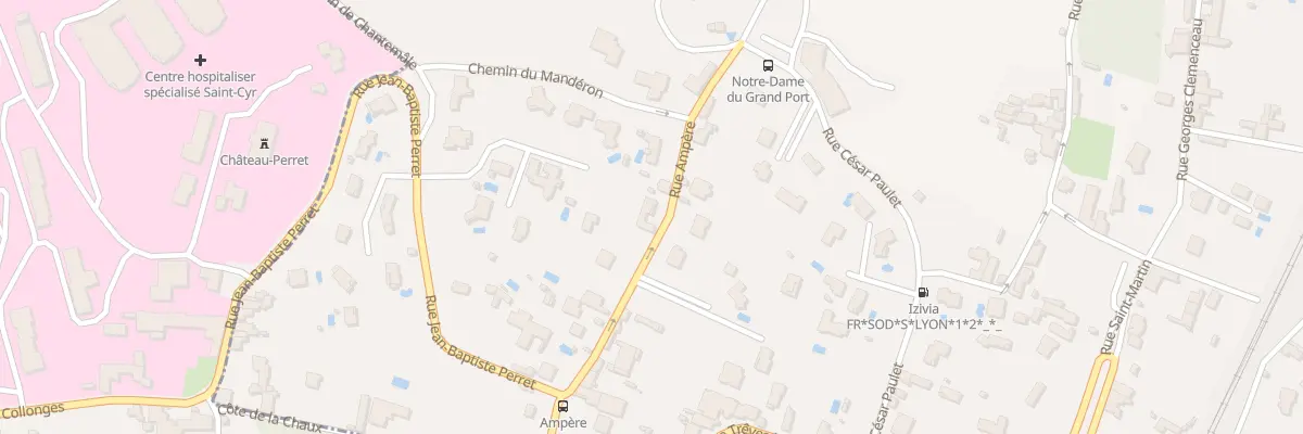 Plan du 6 Rue Ampère à Collonges-au-Mont-d’Or