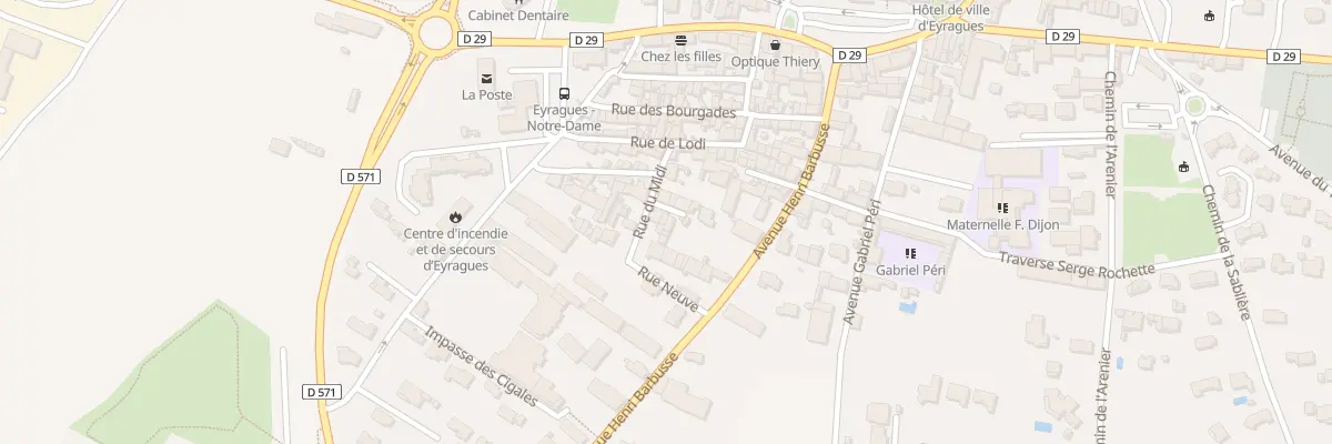 Plan du 11B Rue du Midi à Eyragues