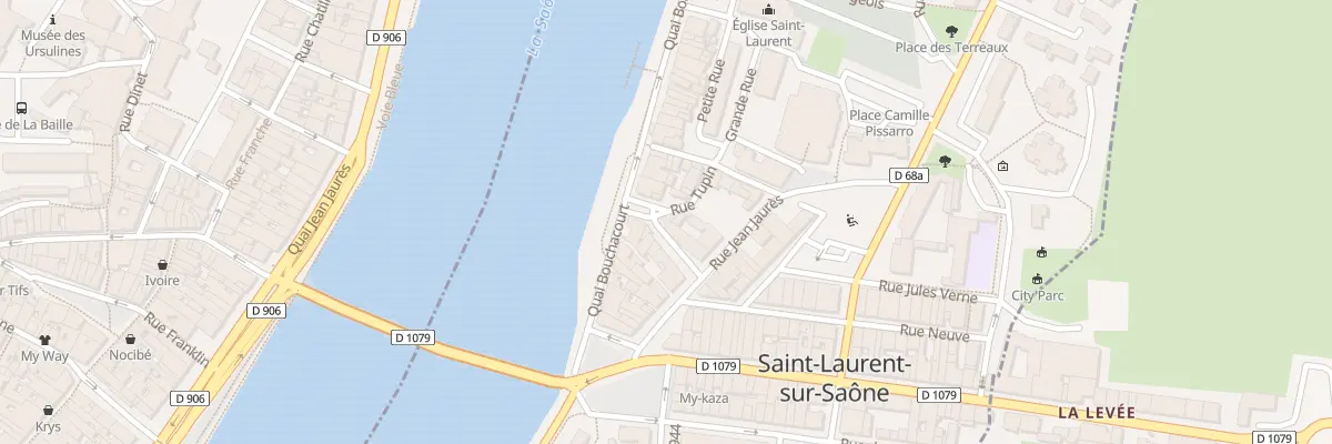 Plan du 9 Rue du Roule à Saint-Laurent-sur-Saône
